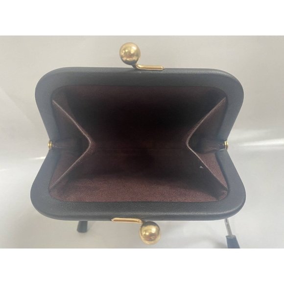 Coach NWT Nora Kisslock Card Case In Signature Canvas & Leather (C4309 ) - Picture 4 of 8